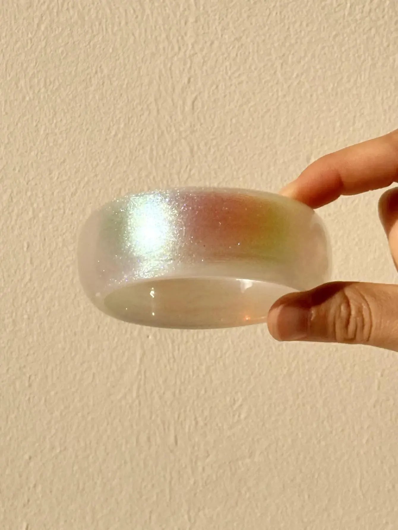 Pearl Chunky Resin Bracelet - KAYSMAR