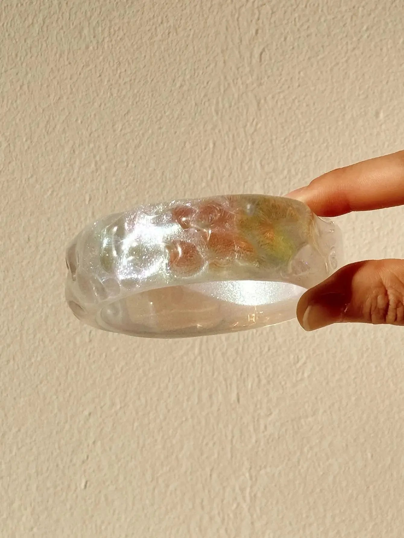 Pearl Chunky Resin Bracelet - KAYSMAR