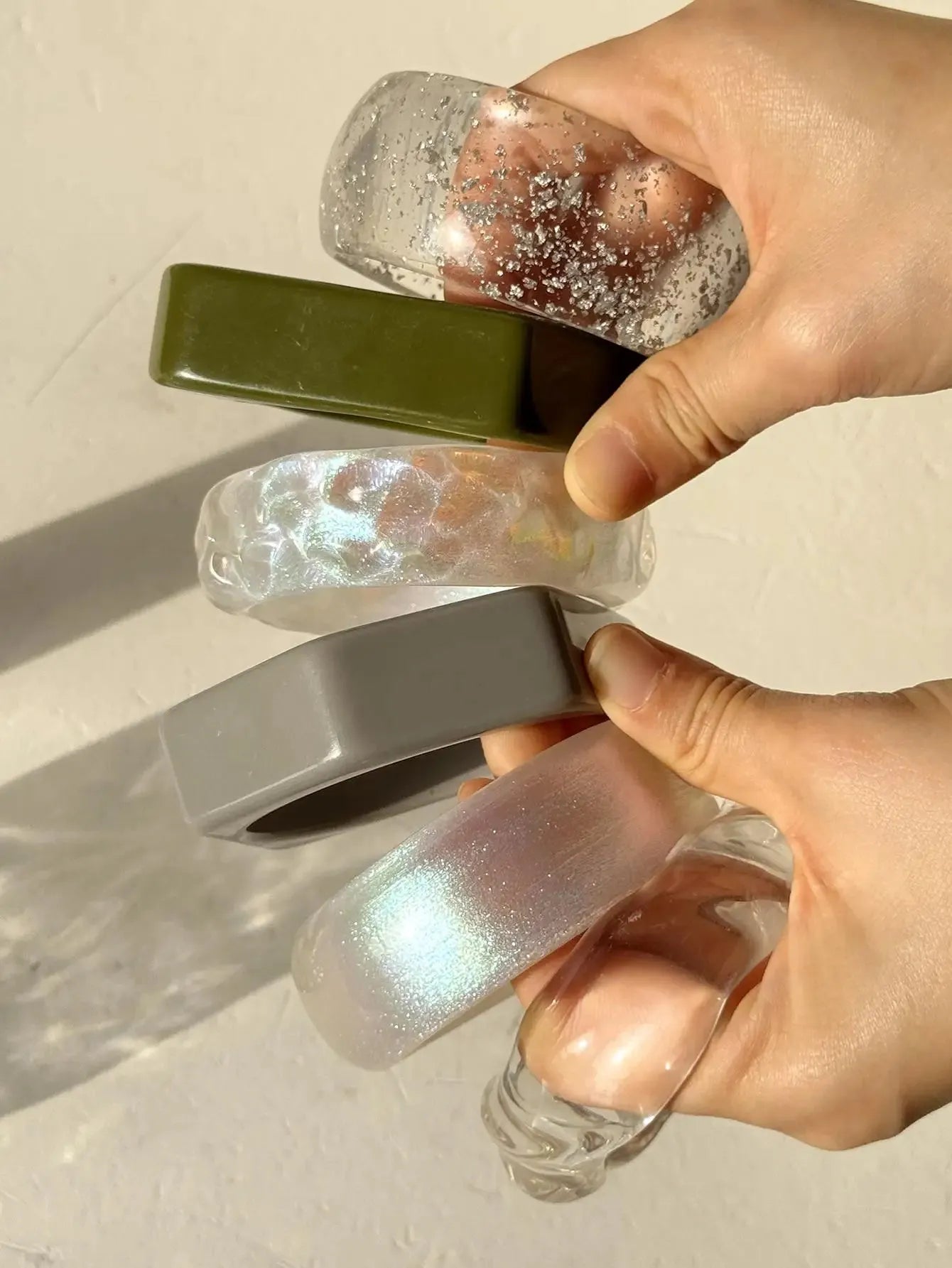 Pearl Chunky Resin Bracelet - KAYSMAR