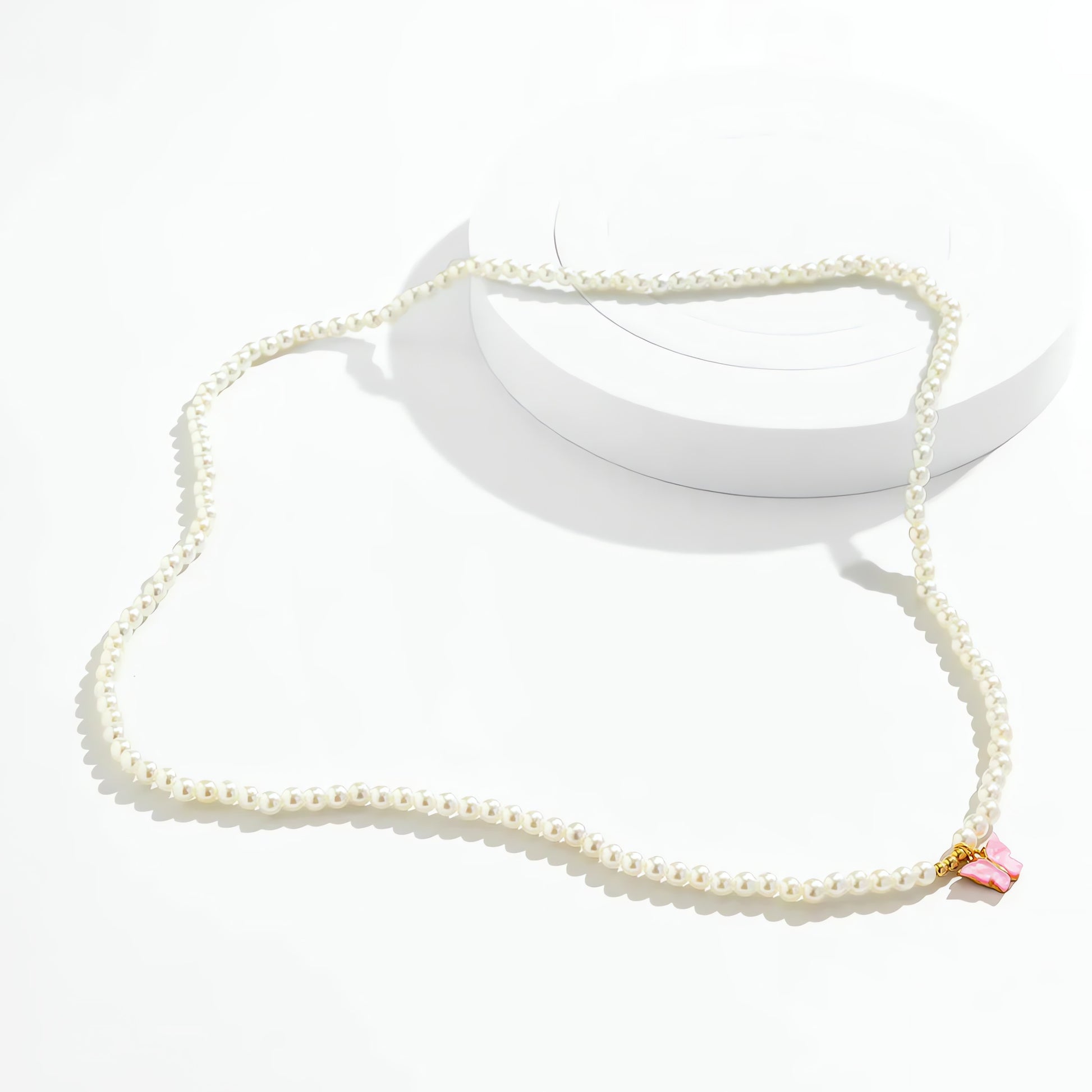 Pearl Belly Chain With Butterfly Pendant - KAYSMAR