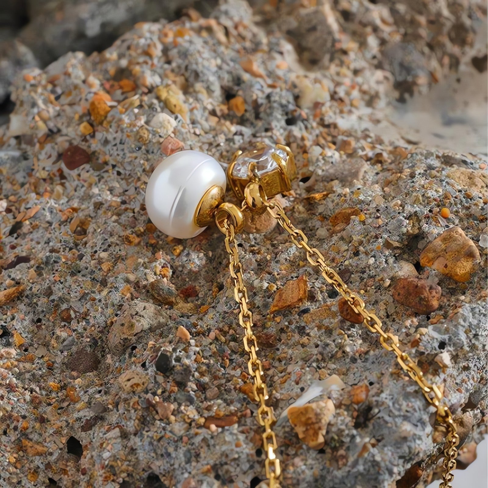 Pearl & Diamond Necklace - KAYSMAR