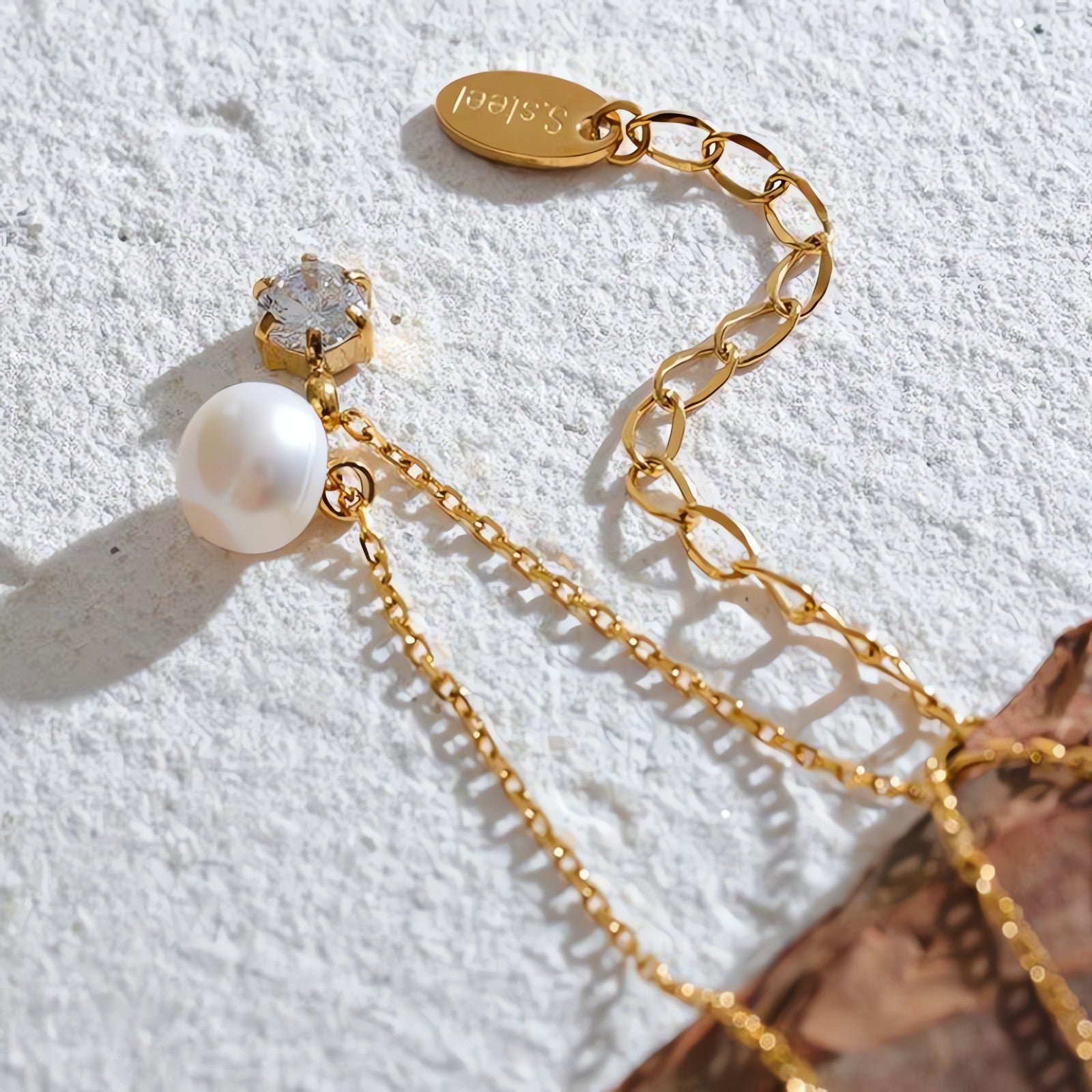 Pearl & Diamond Necklace - KAYSMAR