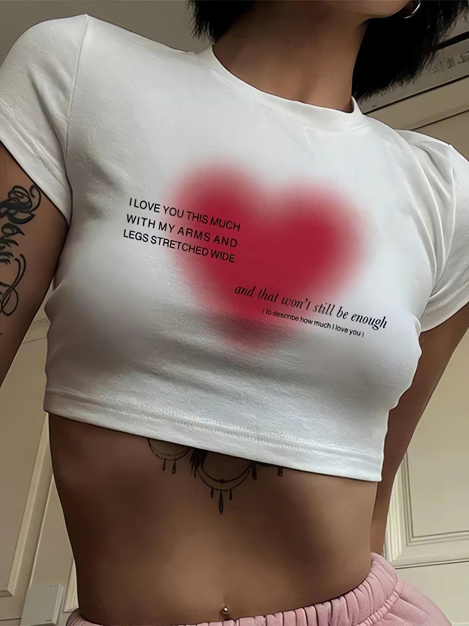 Pink Heart Aura Tee - KAYSMAR