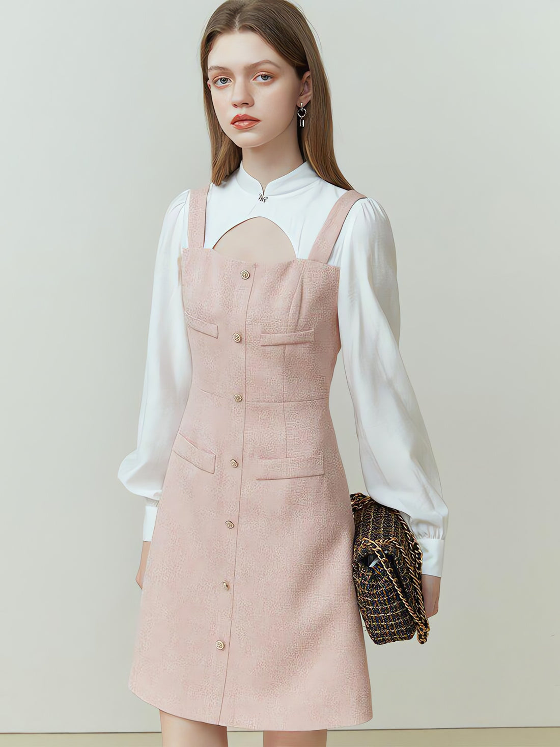Pink Preppy Mini Dress - KAYSMAR