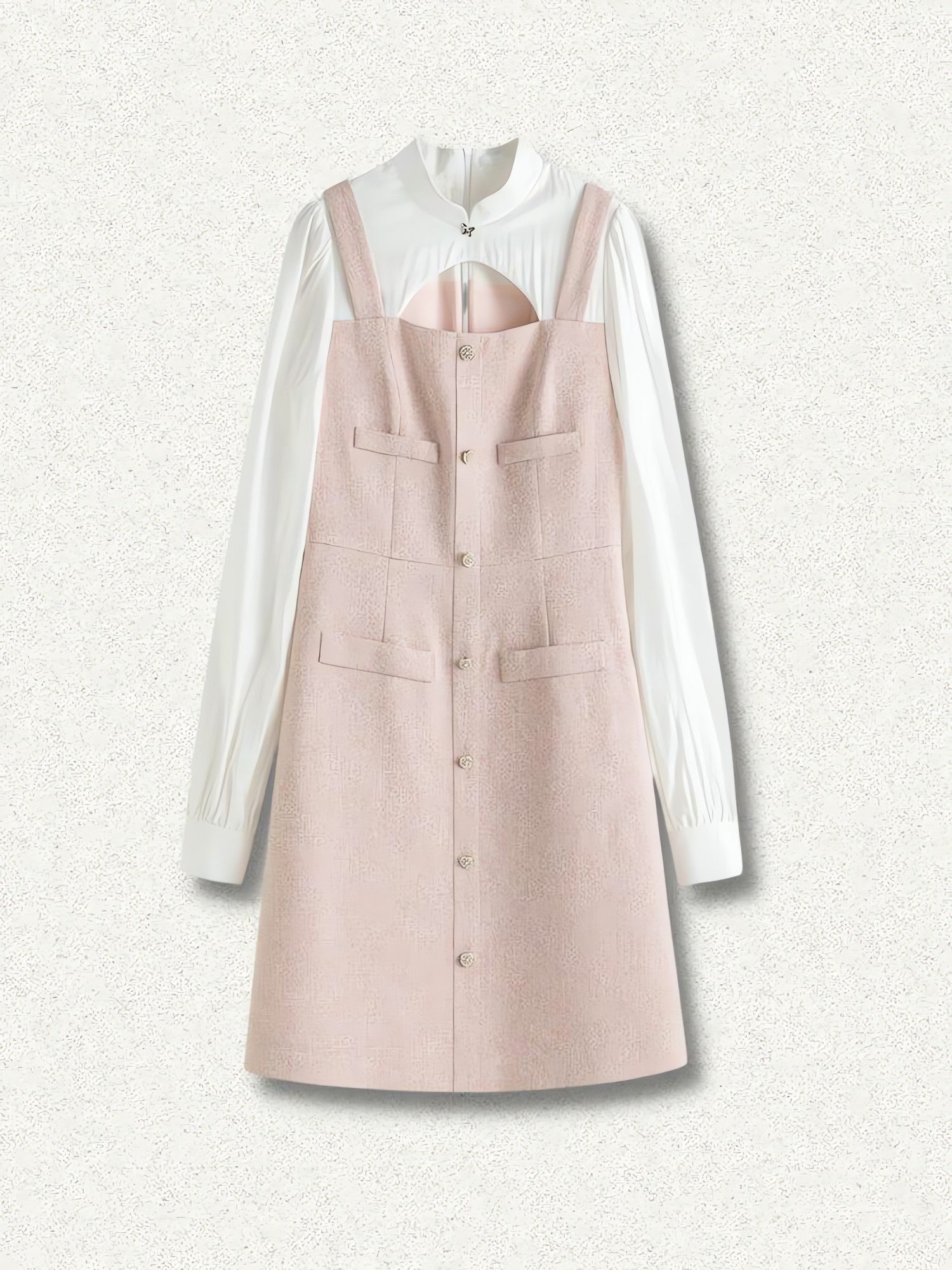 Pink Preppy Mini Dress - KAYSMAR