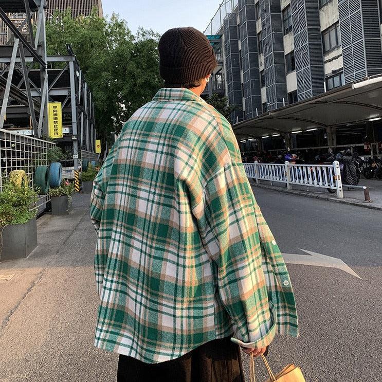Plaid Flannel Men Shirt - KAYSMAR