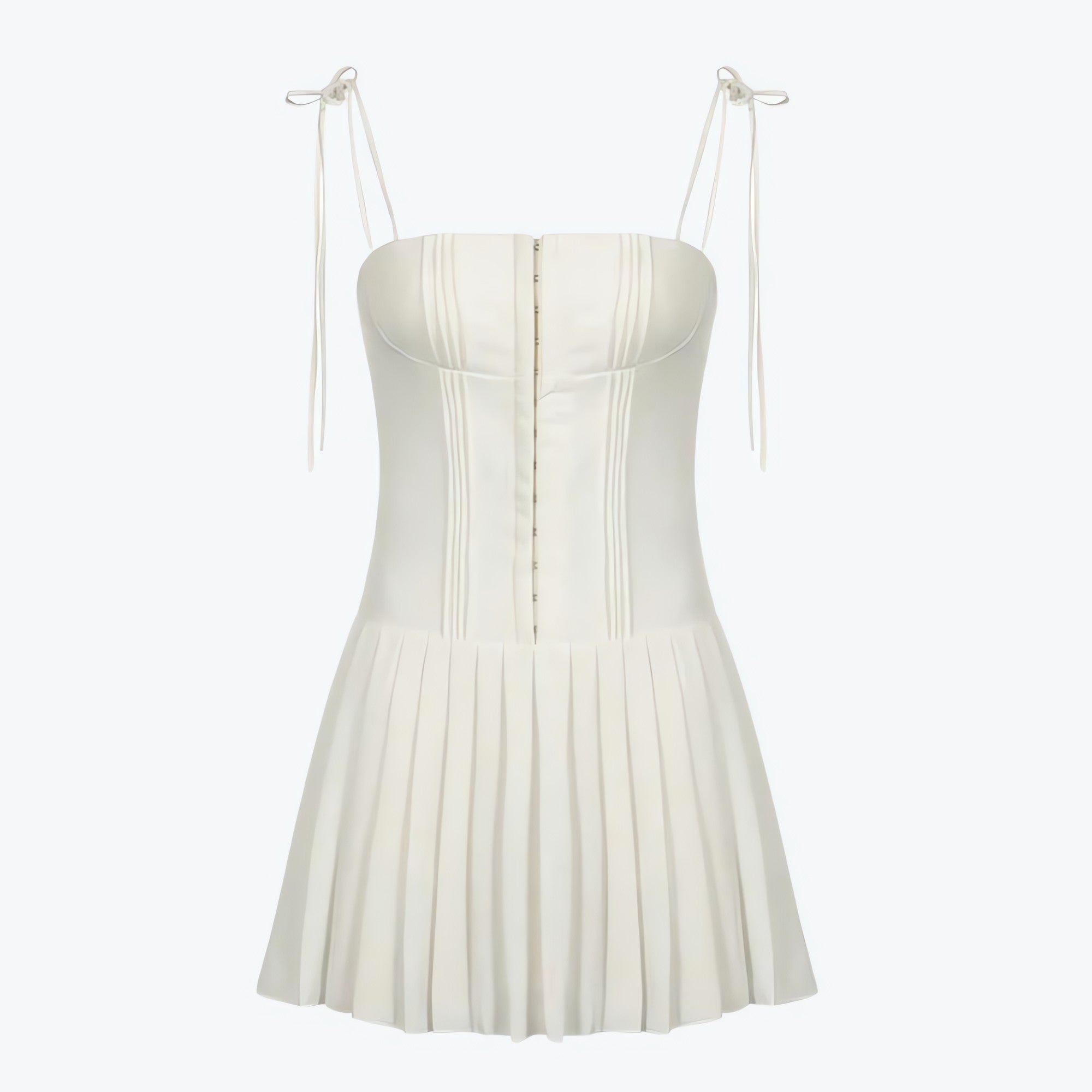 Pleated Corset Mini Dress - KAYSMAR