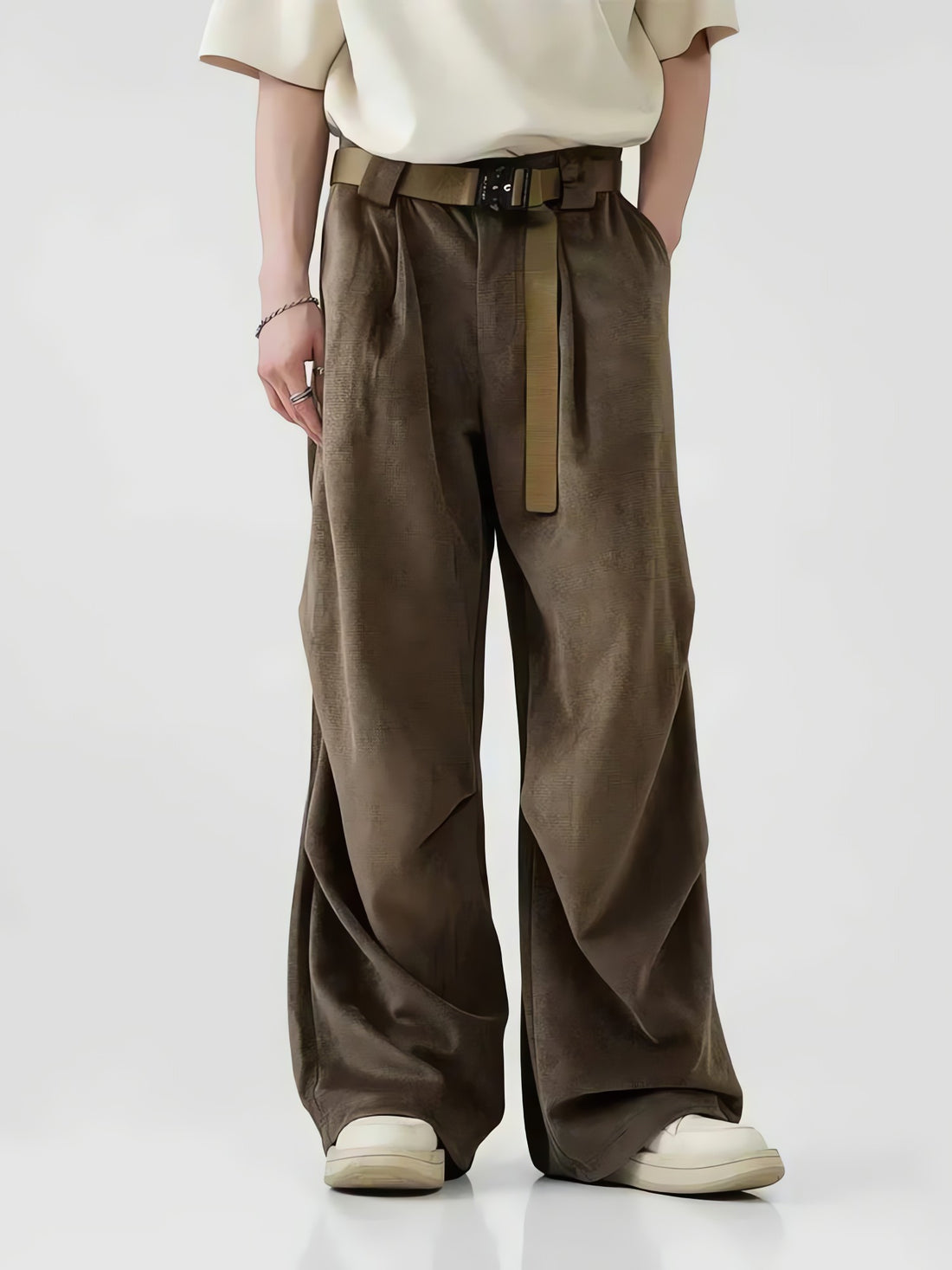 Pleated Wide Leg Pants - KAYSMAR