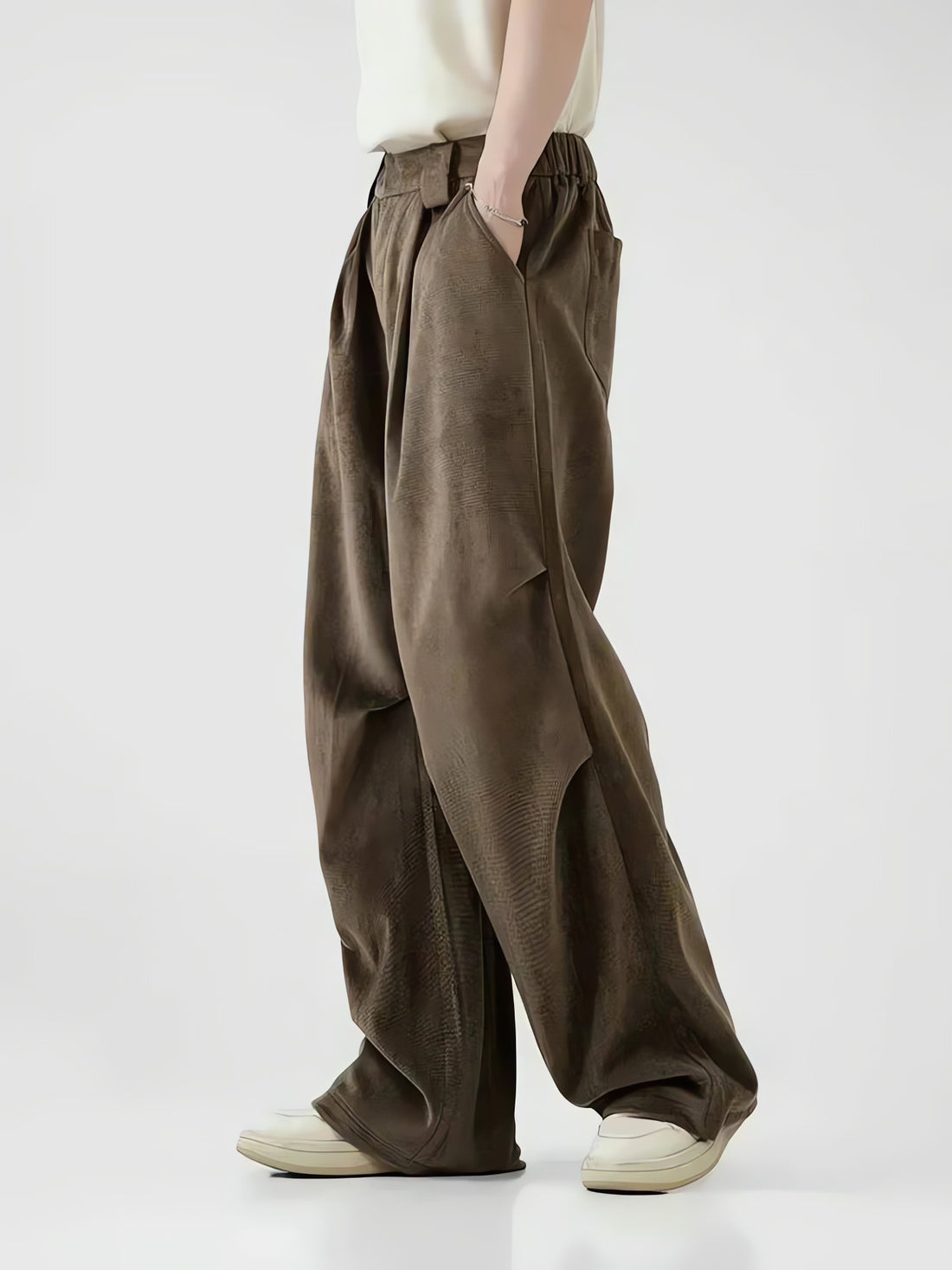 Pleated Wide Leg Pants - KAYSMAR