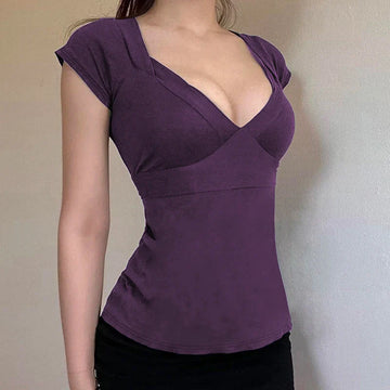 Plunge Tie Back Top - KAYSMAR