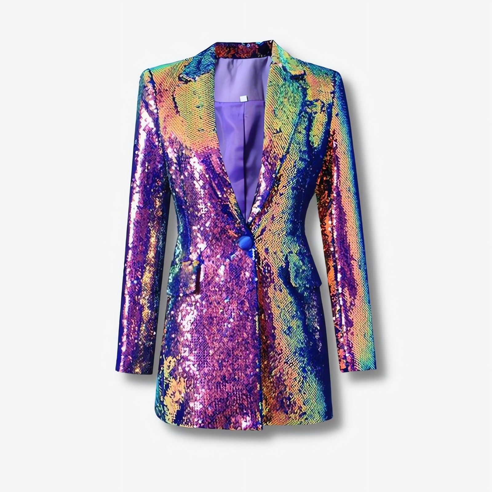 Premium Sequin Long Blazer - KAYSMAR