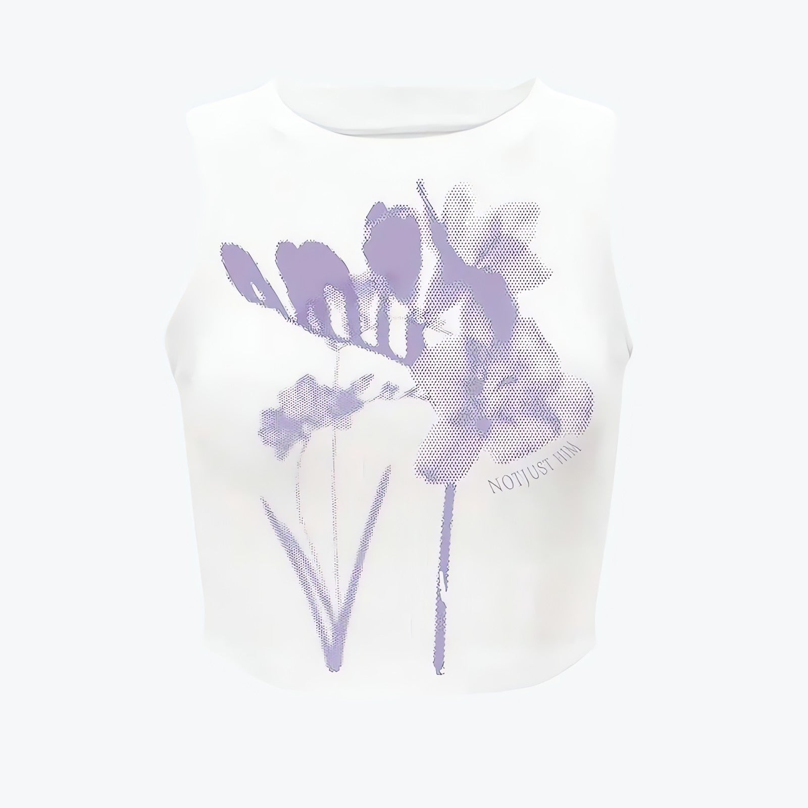 Purple Flowers Tank Top - KAYSMAR