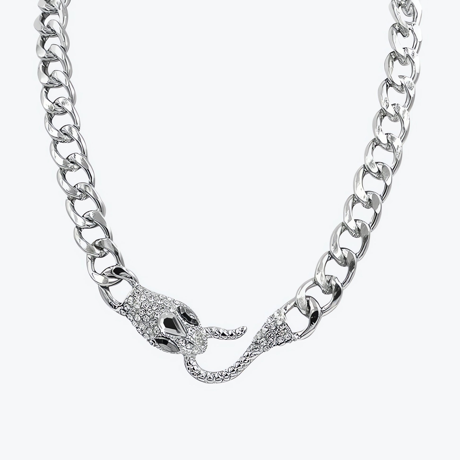 Rhinestone Snake Necklace - KAYSMAR