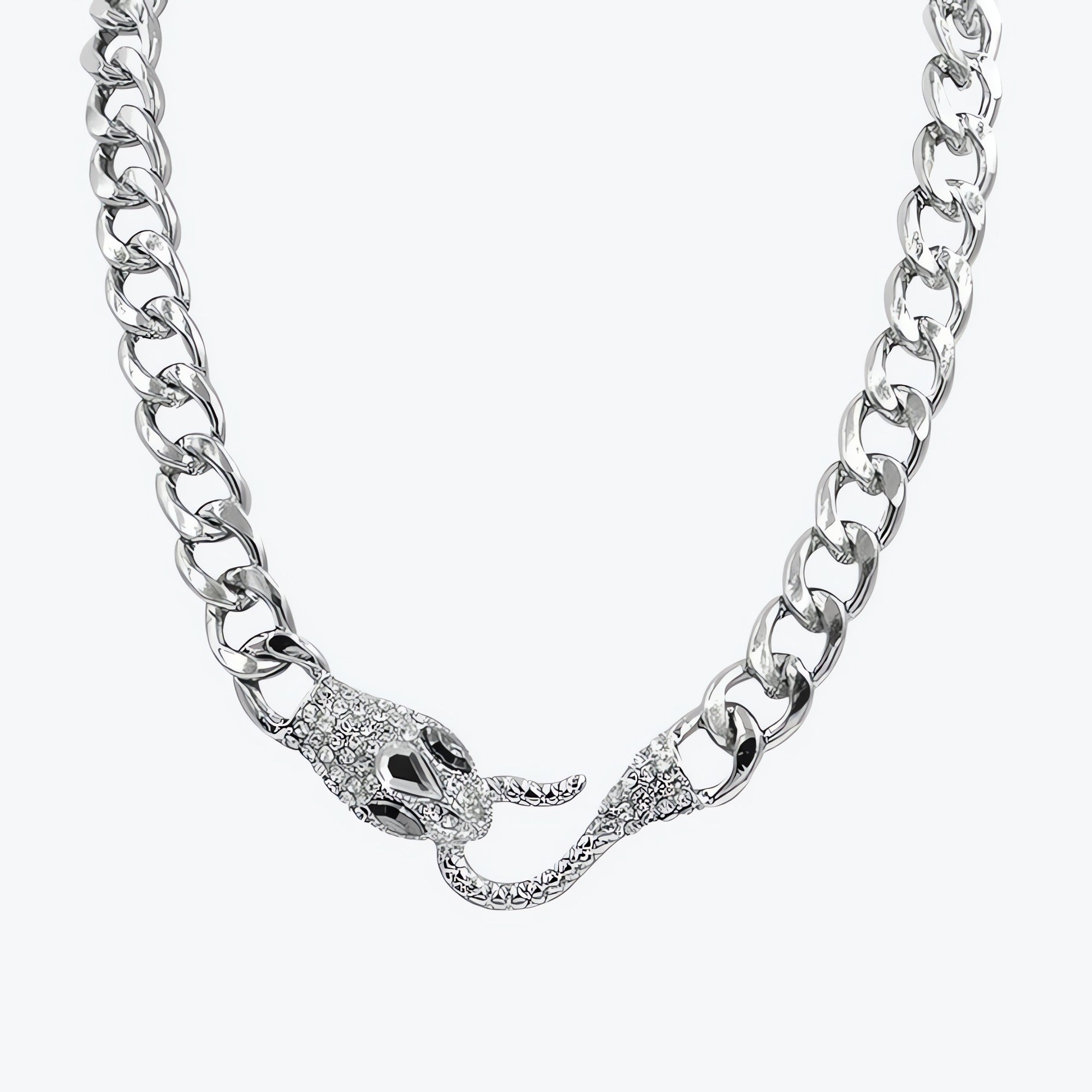 Rhinestone Snake Necklace - KAYSMAR