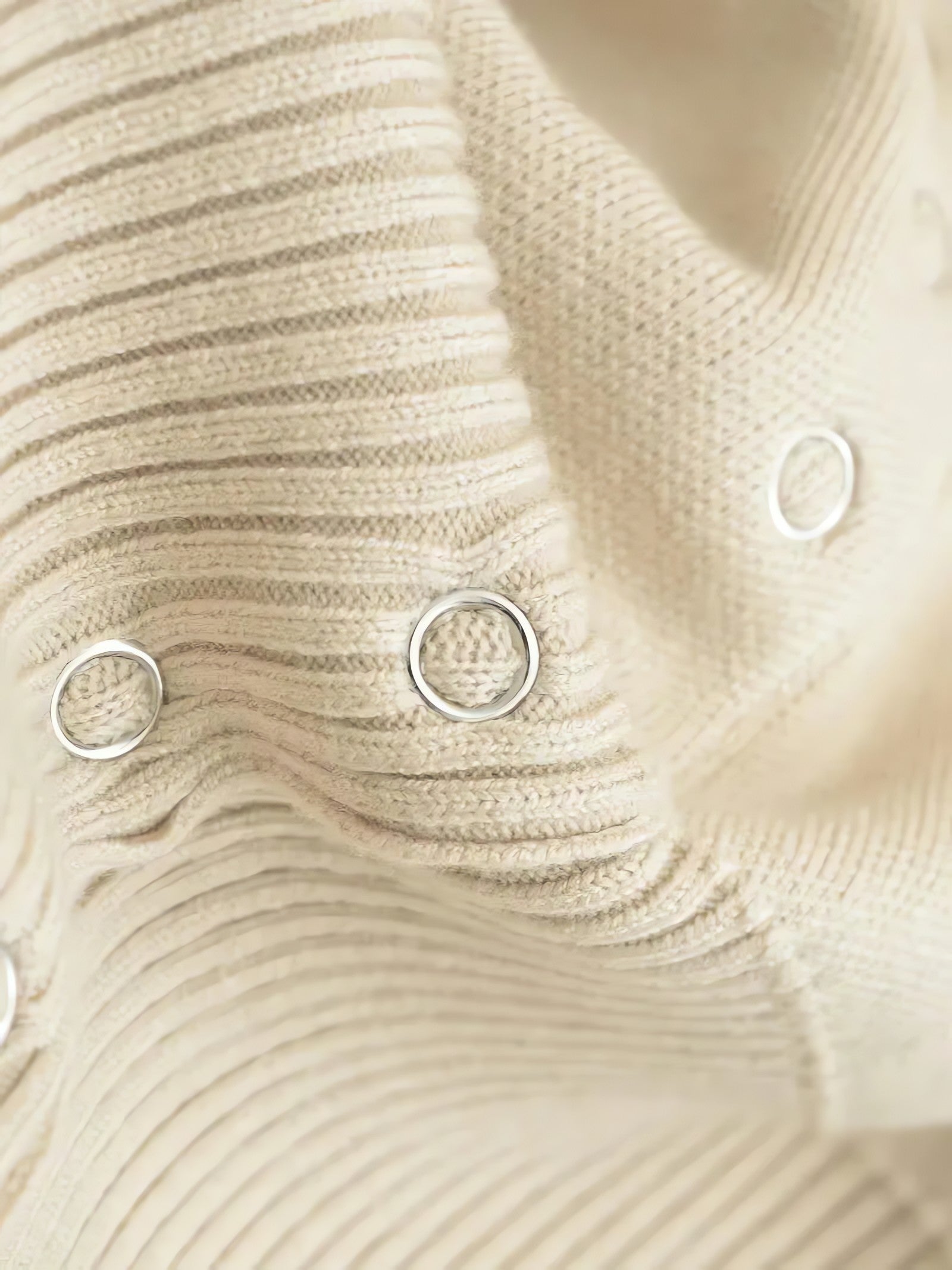 Ribbed Slim Fit Cardigan