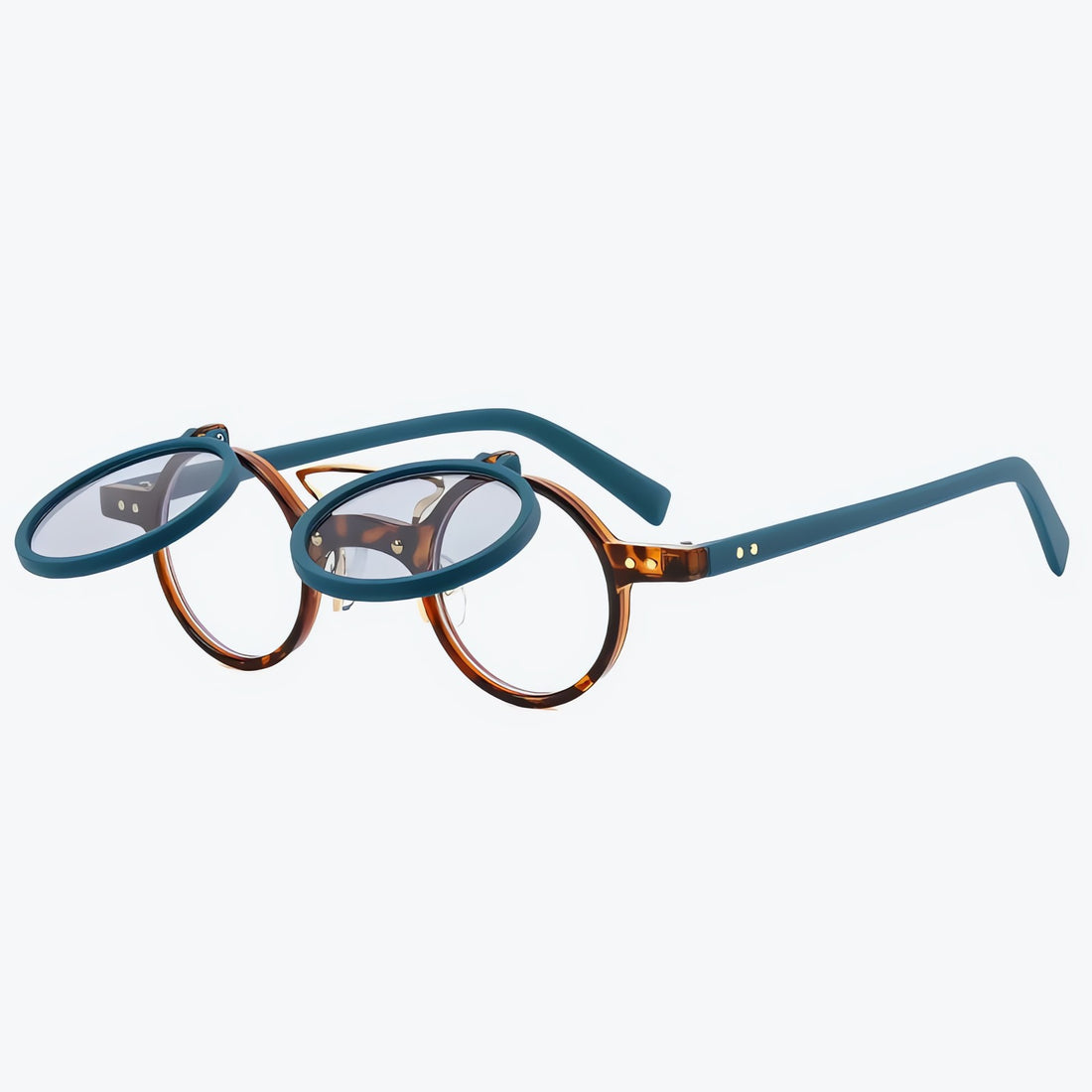 Round Flip-Up Sunglasses - KAYSMAR