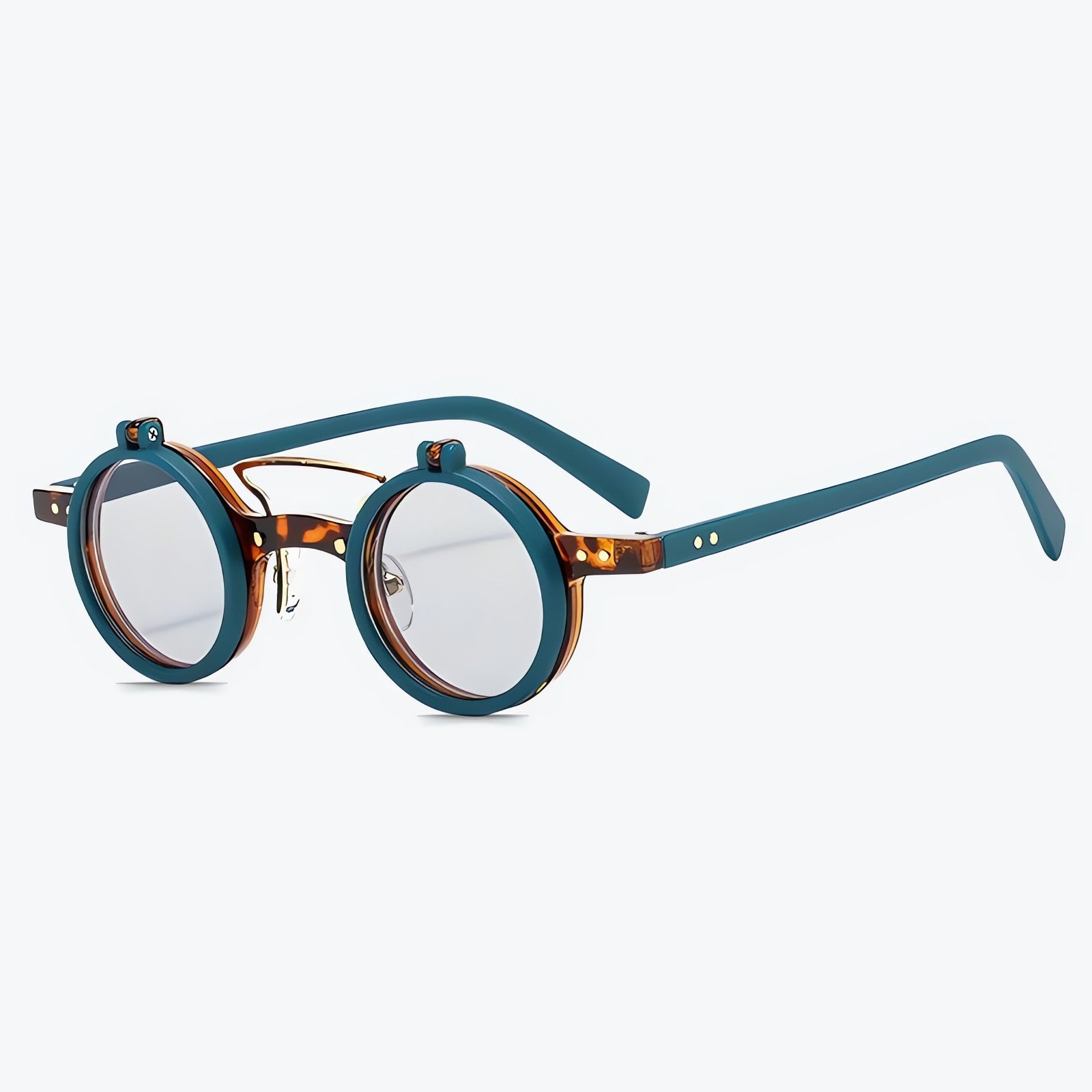 Round Flip-Up Sunglasses - KAYSMAR