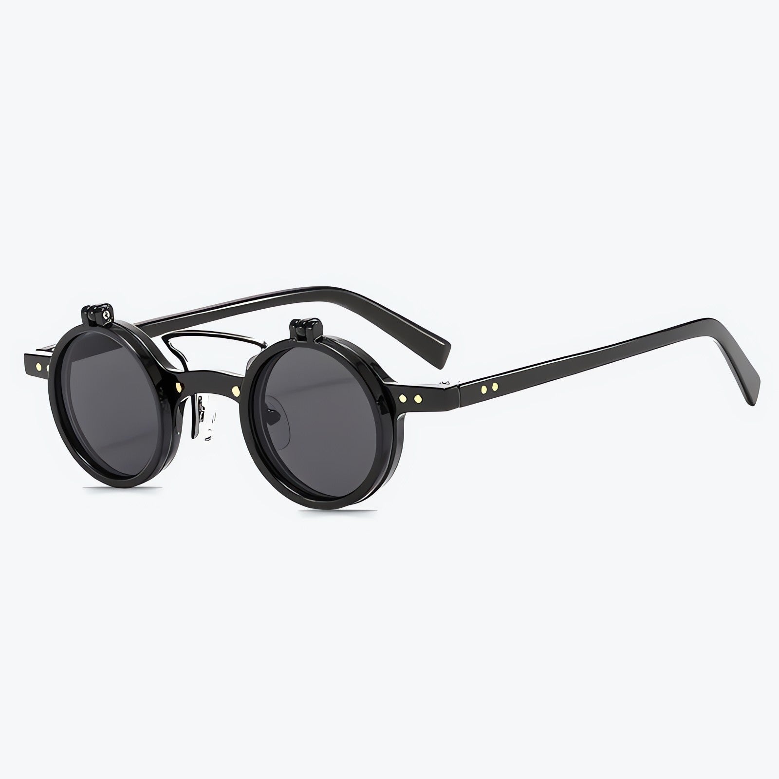 Round Flip-Up Sunglasses - KAYSMAR