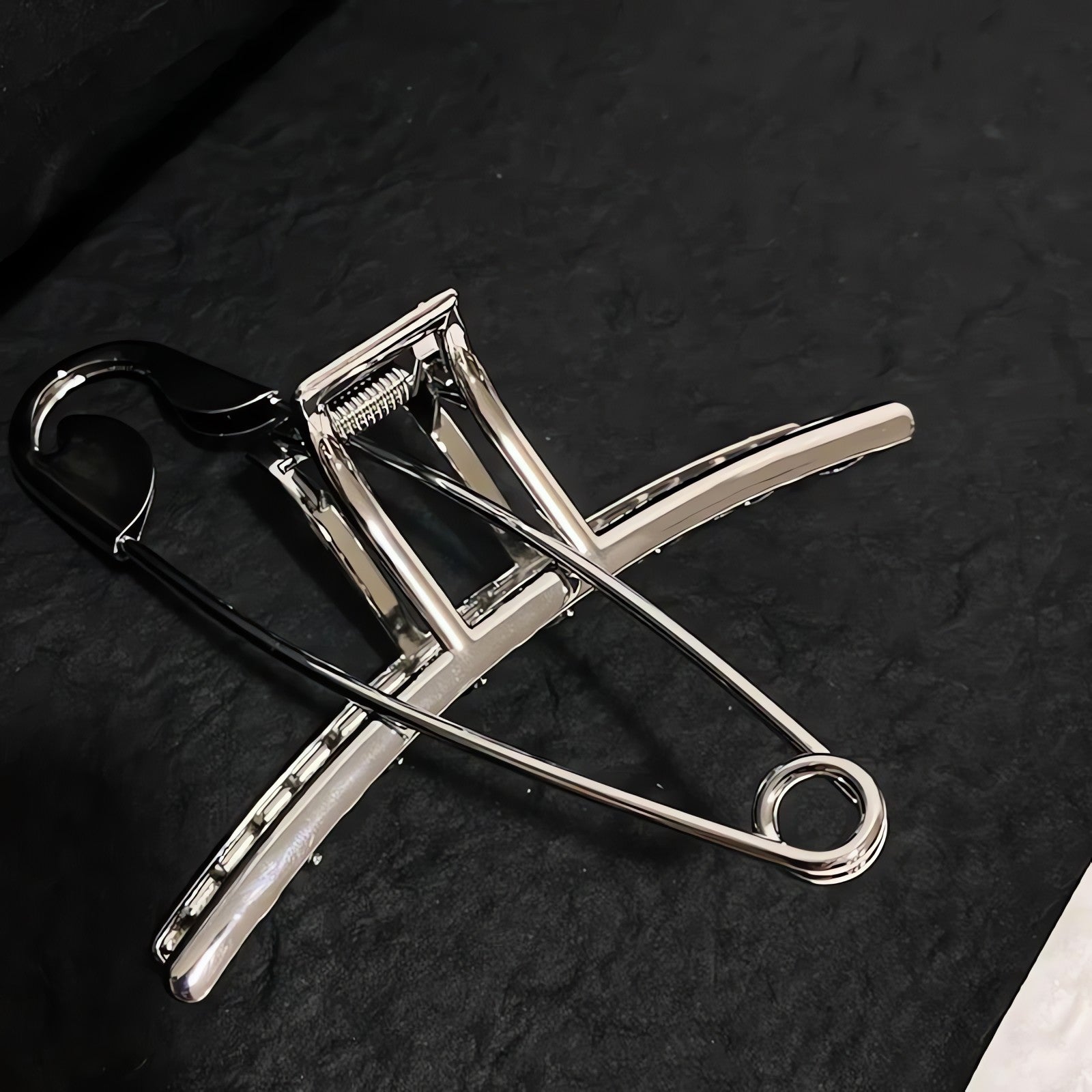 Safety Pin Hair Claw