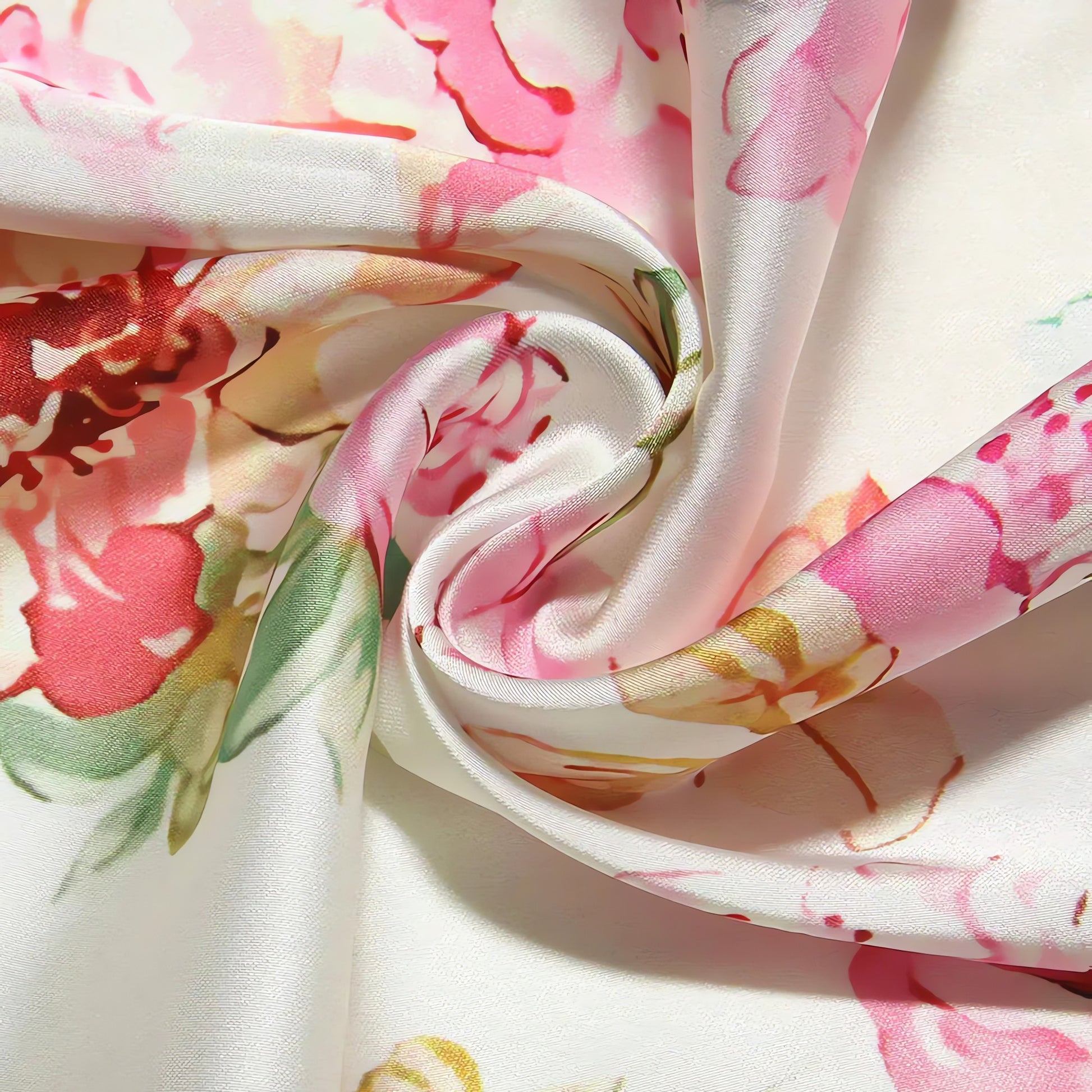 Satin Floral Pencil Maxi Dress - KAYSMAR
