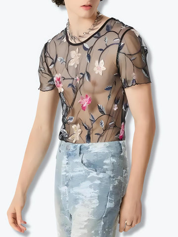 Sheer Floral Top - KAYSMAR