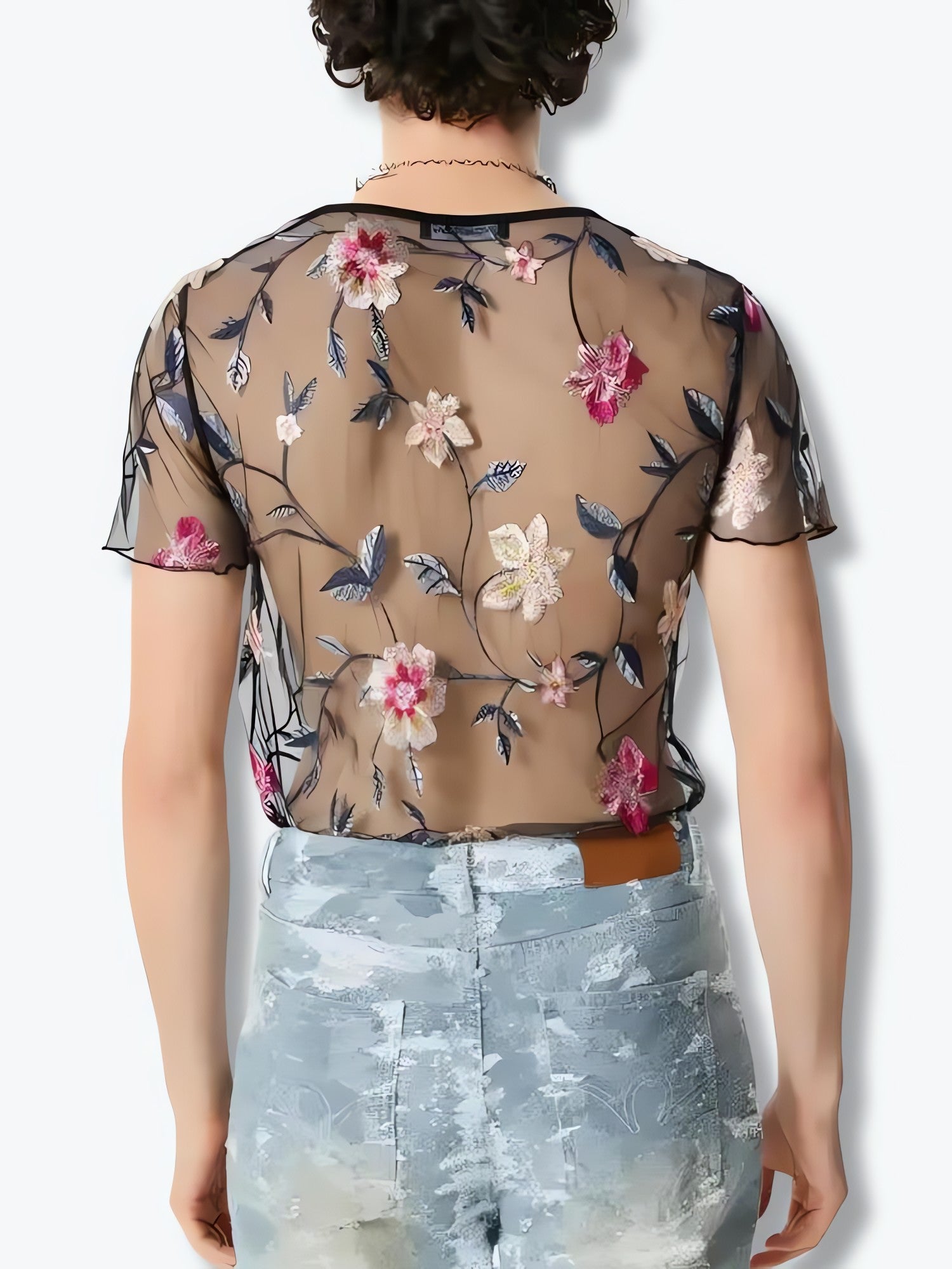 Sheer Floral Top - KAYSMAR