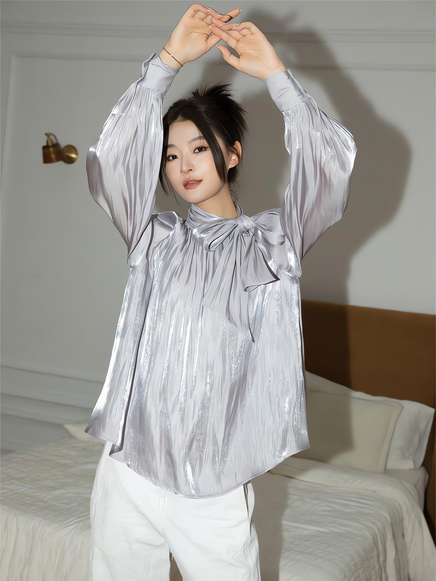 Silk Neck Tie Top