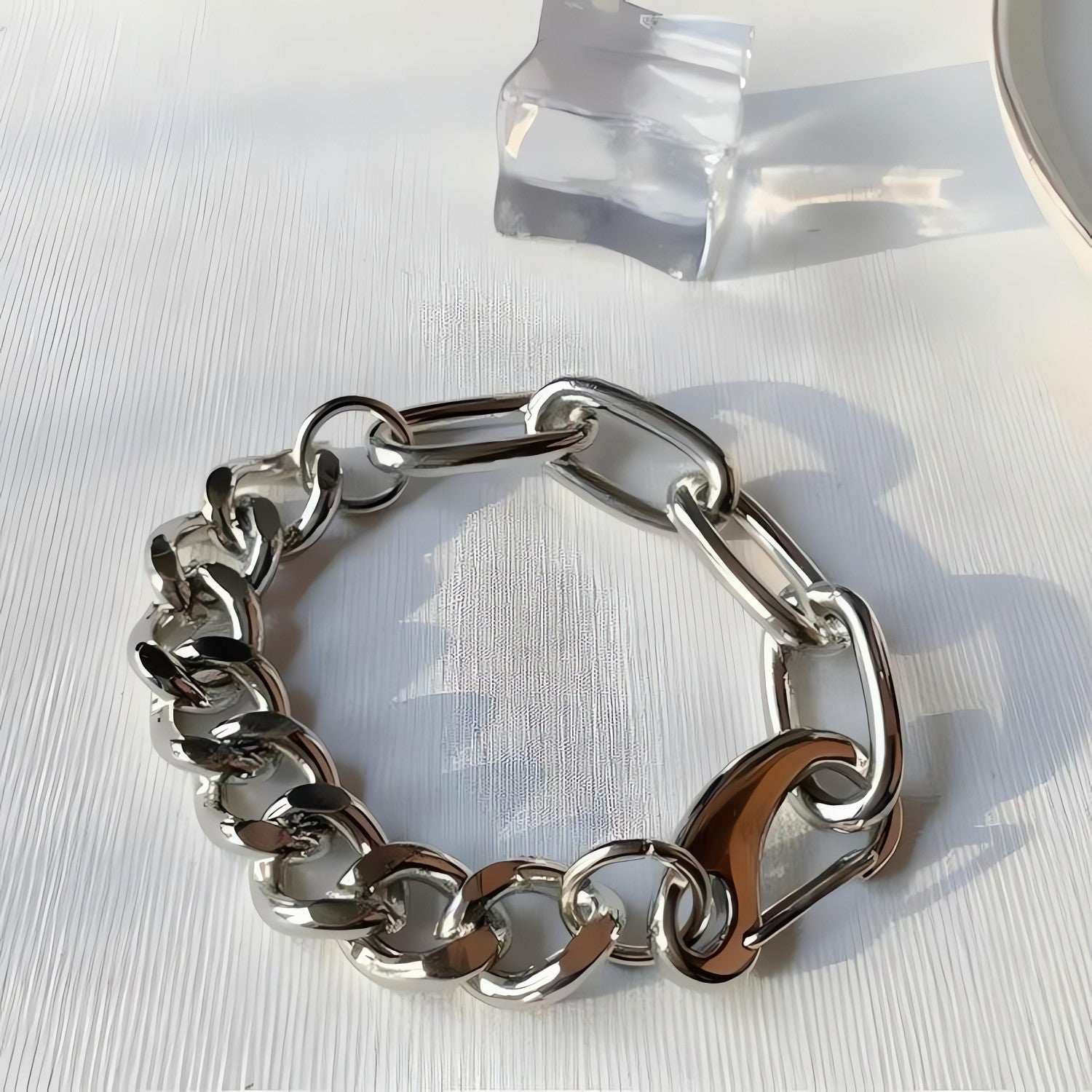 Silver Chain Bracelet - KAYSMAR
