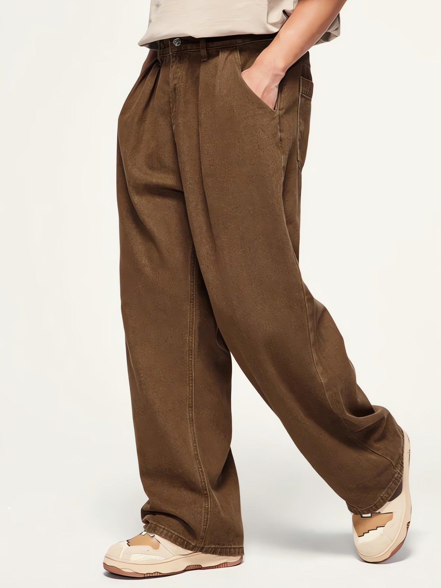 Skater Wide Leg Denim Jeans - KAYSMAR