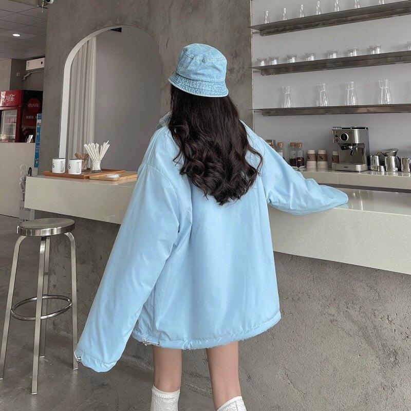 Soft Girl Reversible Checkered Jacket - KAYSMAR