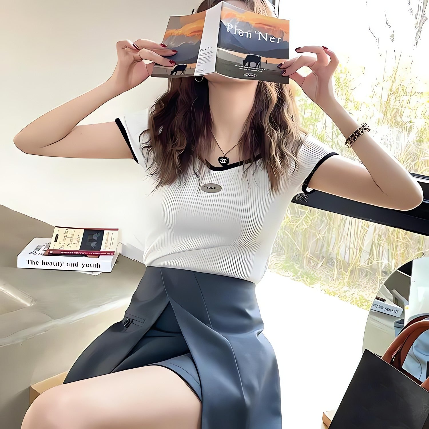 Soft Girl Basic Corduroy Top - KAYSMAR