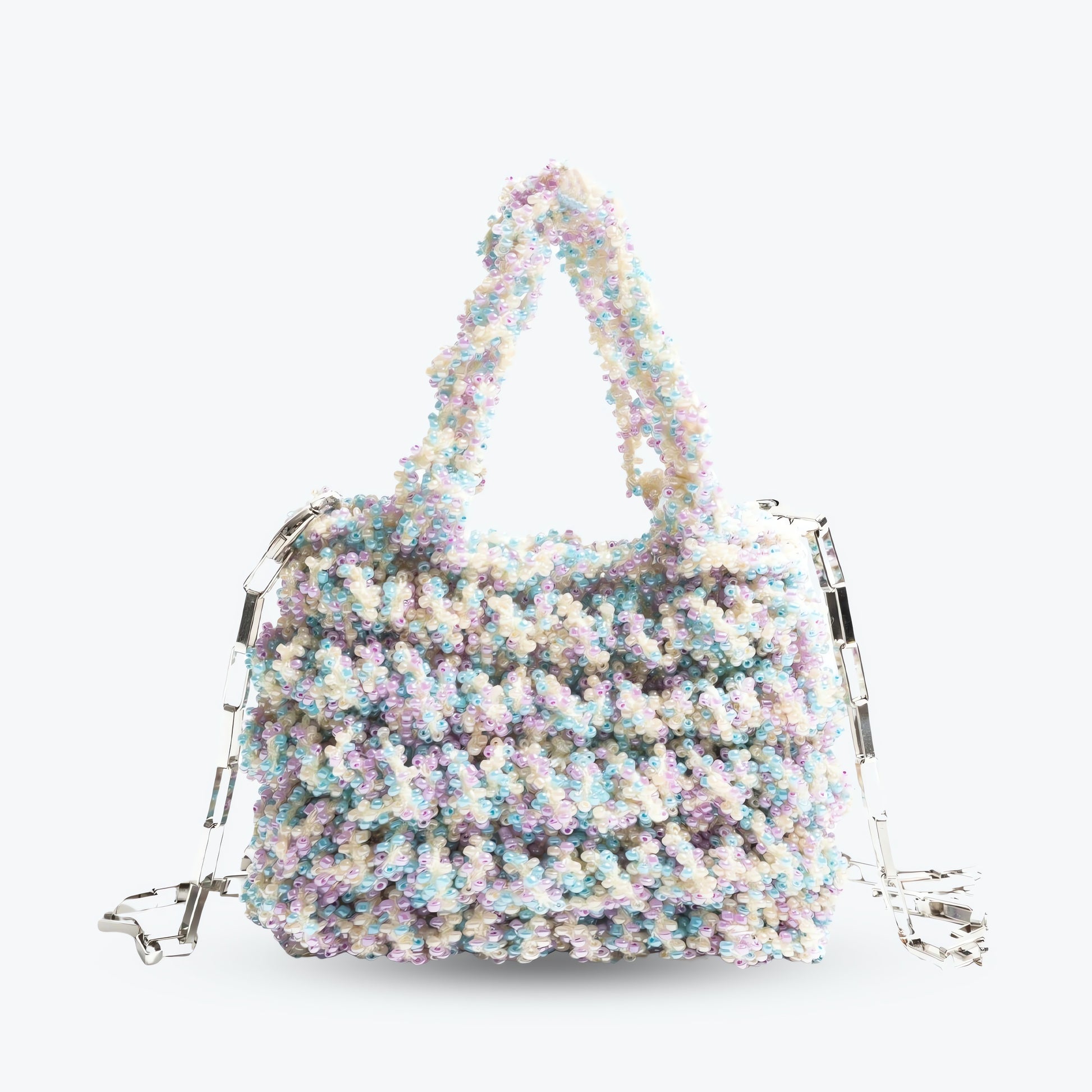 Soft Girl Beaded Chain Strap Handbag - KAYSMAR