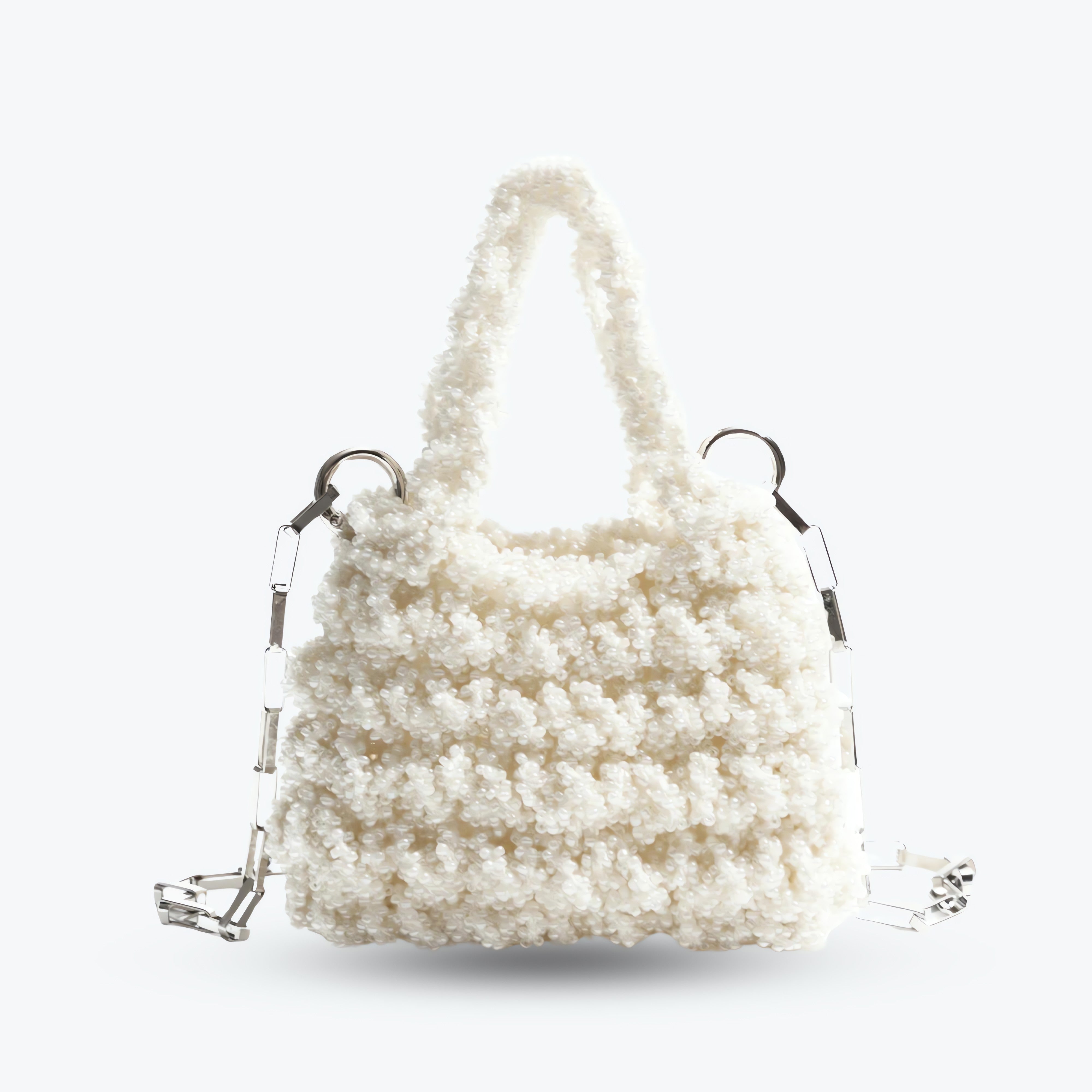 Soft Girl Beaded Chain Strap Handbag - KAYSMAR