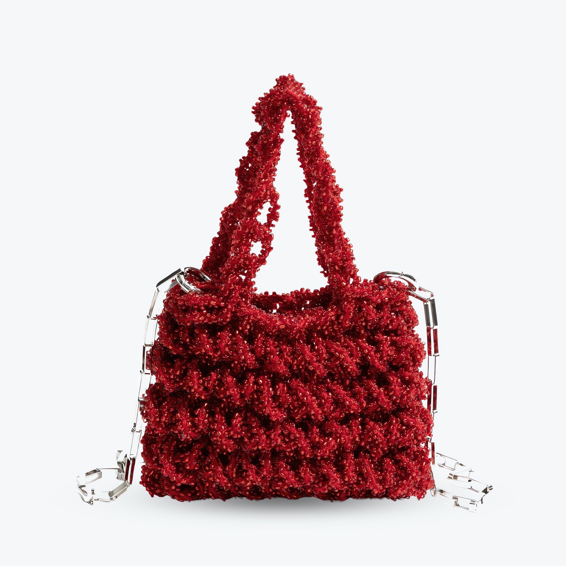 Soft Girl Beaded Chain Strap Handbag - KAYSMAR