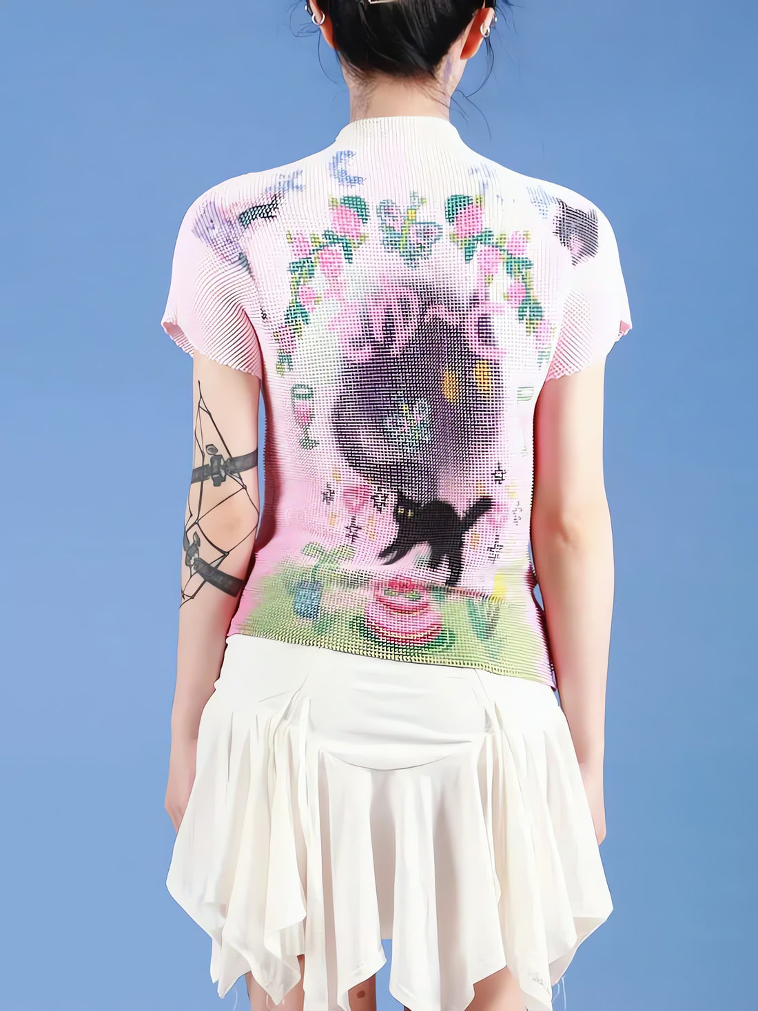 Soft Girl Black Cat Top - KAYSMAR