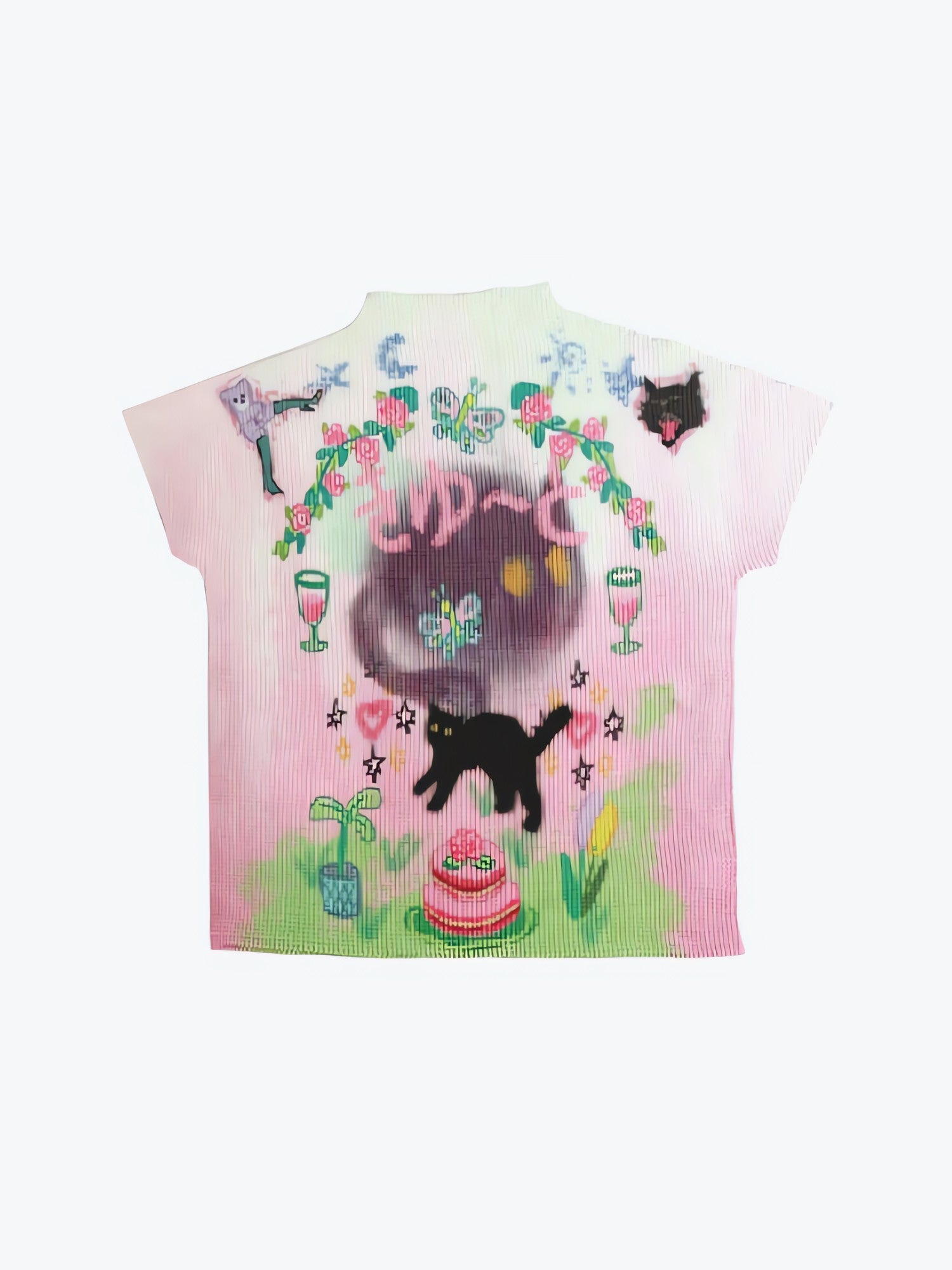 Soft Girl Black Cat Top - KAYSMAR