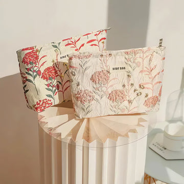 Soft Girl Floral Makeup Bag - KAYSMAR