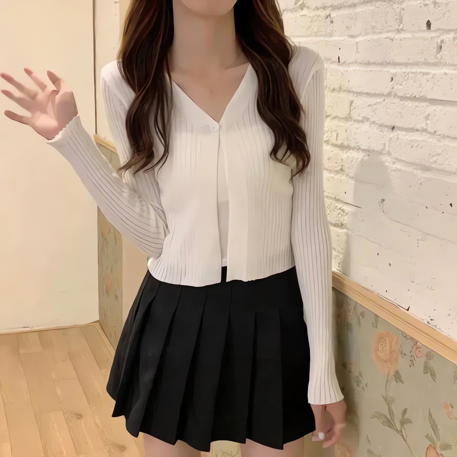 Soft Girl One Button Cardigan - KAYSMAR