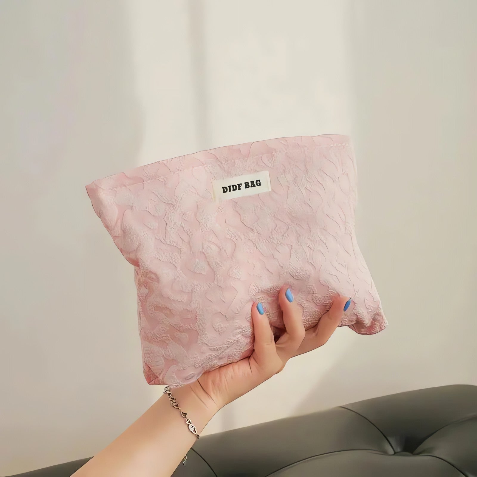 Soft Girl Pink Leopard Makeup Bag - KAYSMAR