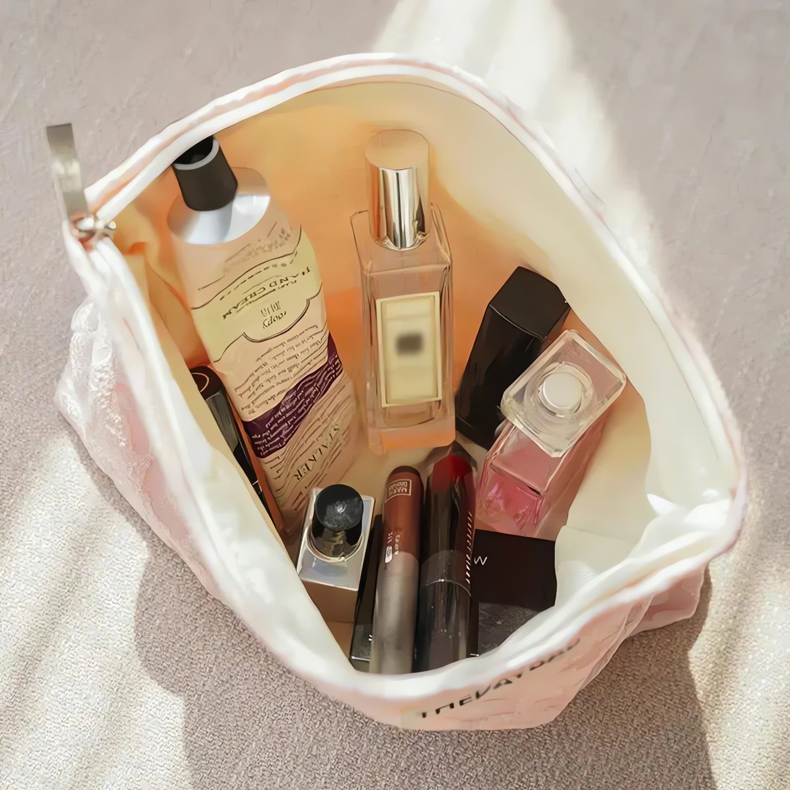 Soft Girl Pink Leopard Makeup Bag - KAYSMAR