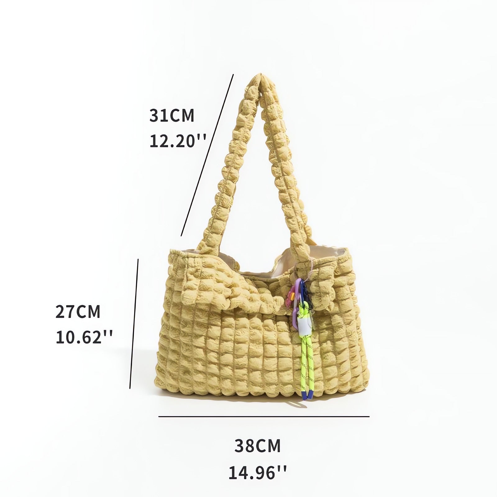 Soft Girl Popcorn Keychain Handbag - KAYSMAR