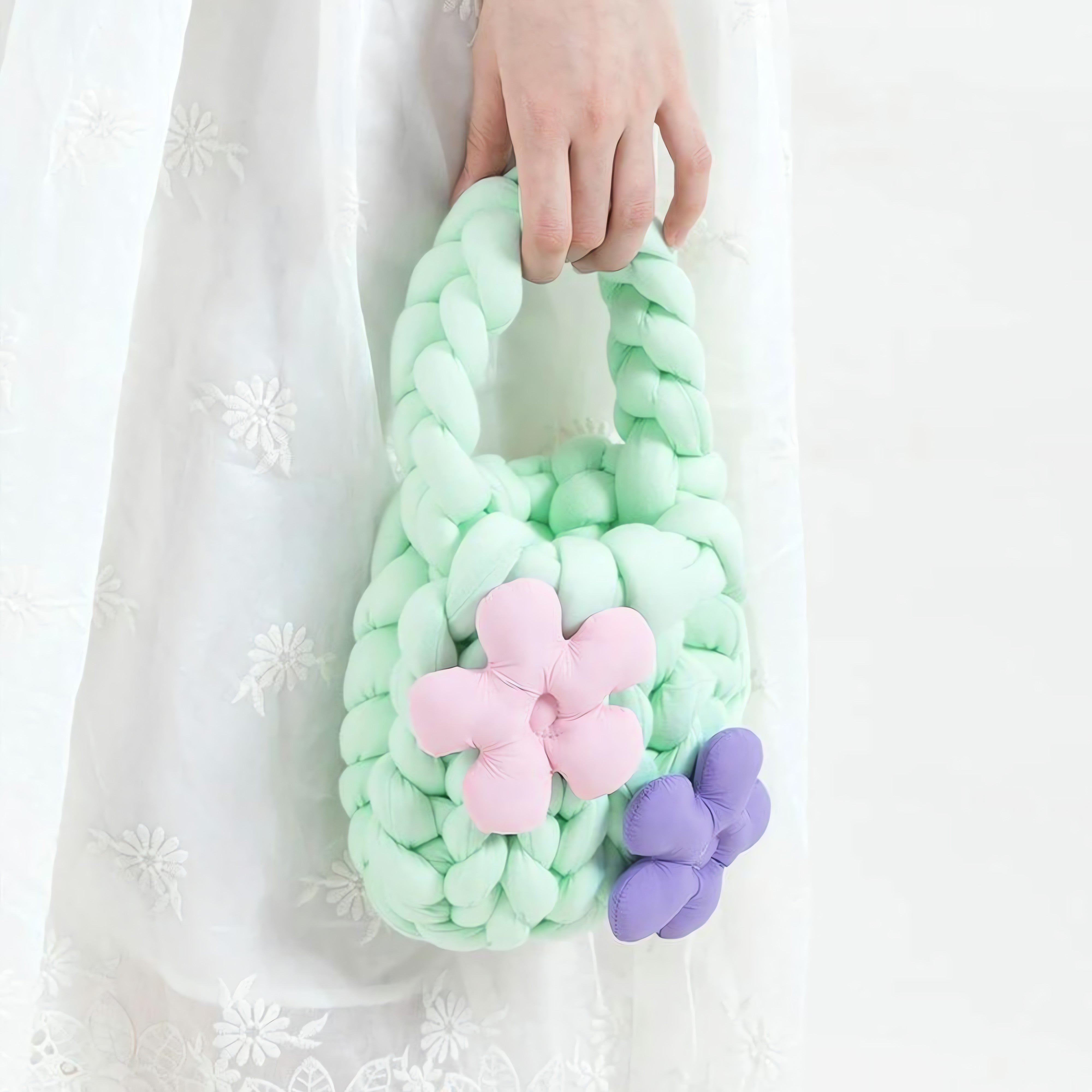 Soft Girl Super Bulky Yarn Handbag - KAYSMAR