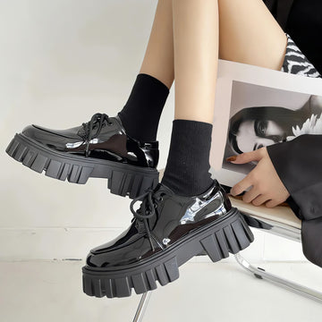 Soft Grunge Chunky Platform Oxford Shoes - KAYSMAR