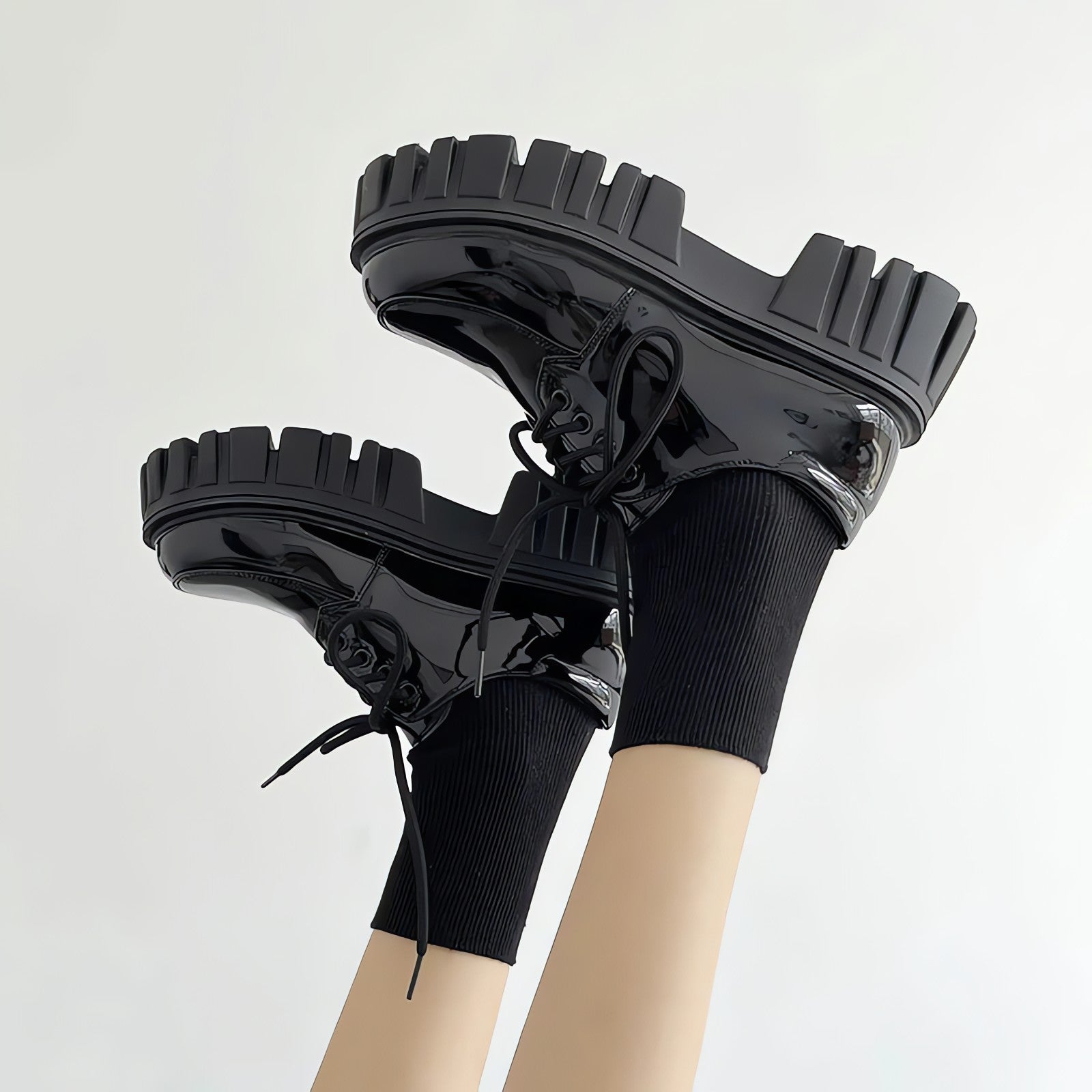 Soft Grunge Chunky Platform Oxford Shoes - KAYSMAR