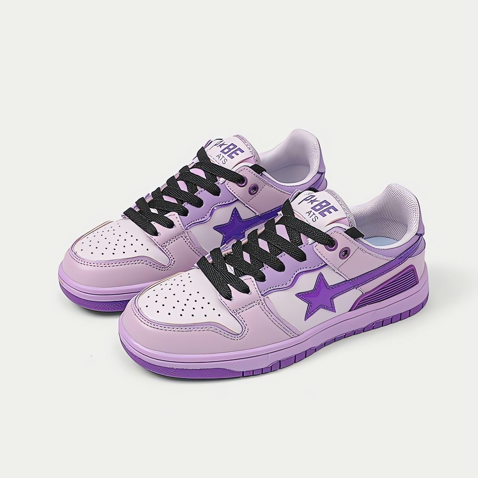 Star Embroidered Multicolor Sneakers - KAYSMAR