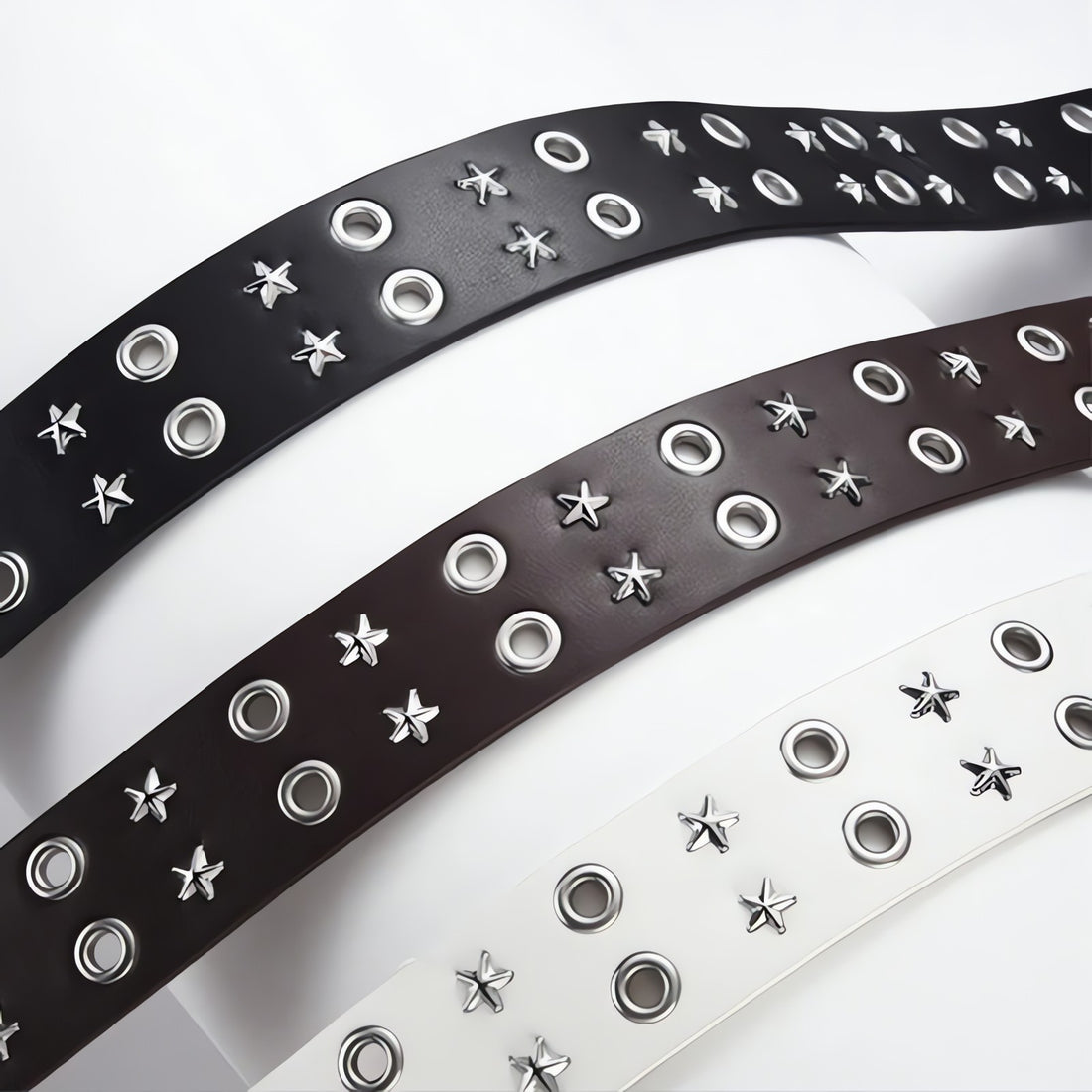 Star Studded Belt with Chain - KAYSMAR