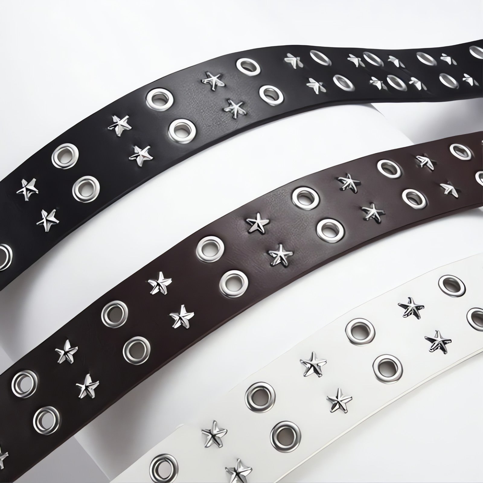 Star Studded Belt with Chain - KAYSMAR