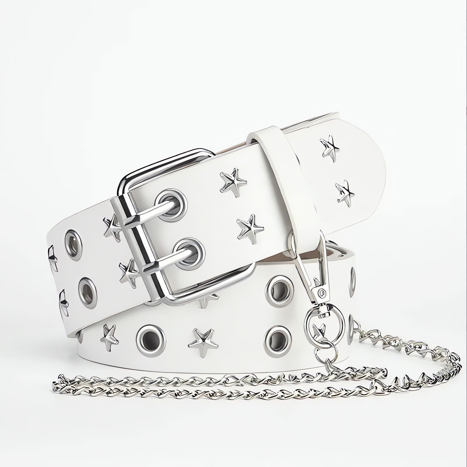 Star Studded Belt with Chain - KAYSMAR