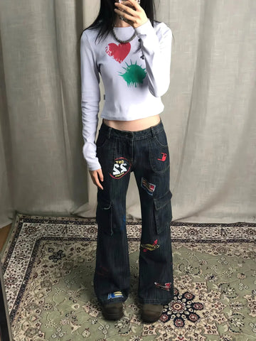 Sticker Cargo Jeans - KAYSMAR