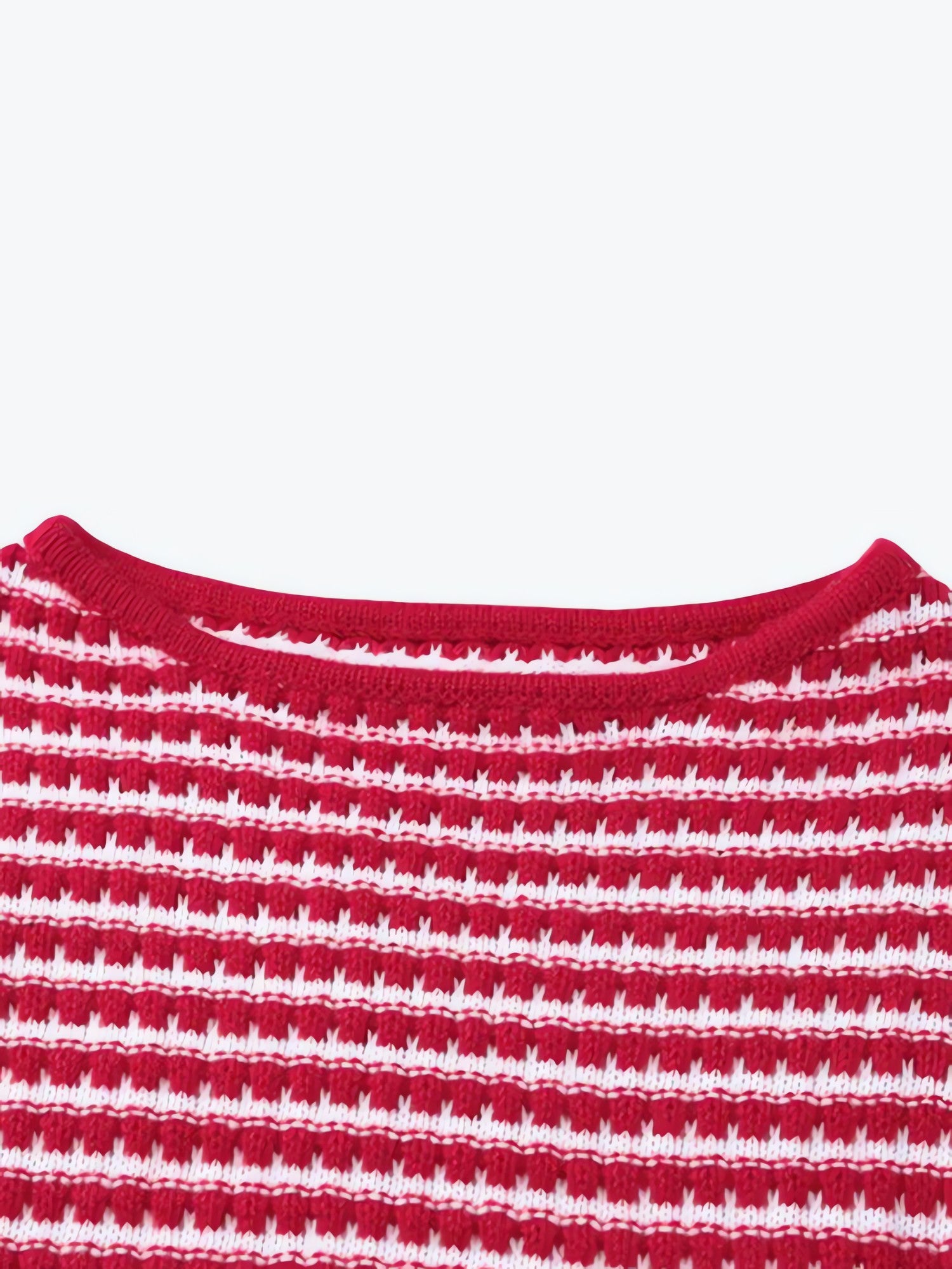 Striped Knitted Mini Dress - KAYSMAR